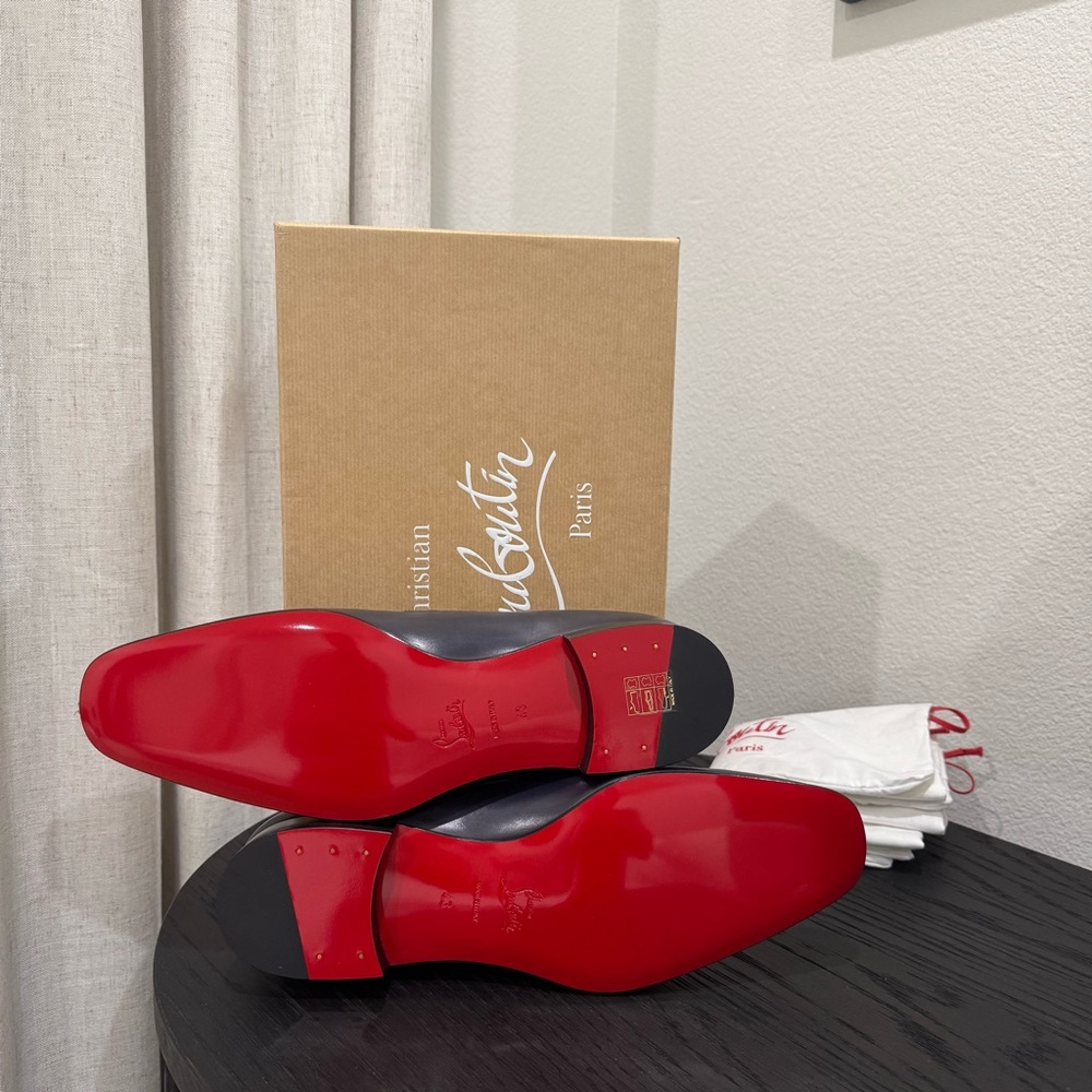 Christian Louboutin Dandelion Loafer Leather Navy - Picture 8 of 8